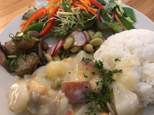 Vegan lunch set  at Kuppila in Nara