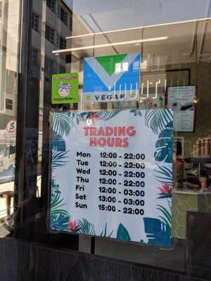 Happy Cow Approved! at Lekker Vegan - Harrington in Cape Town