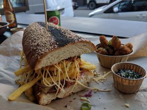 Gatsby Sandwich at Lekker Vegan - Harrington in Cape Town