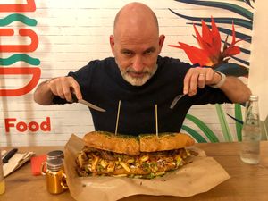 Food was EXCELLENT! And a lot   at Lekker Vegan - Harrington in Cape Town