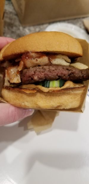 Ahhh-mazing PB&J Impossible burger at Seed Shack in Gilbert