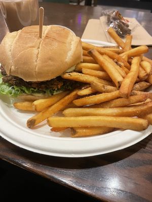 Black bean burger   at Seed Shack in Gilbert