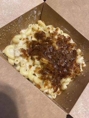 Truffle (Rice) Bacon Mac. Great portion size. Reheated nicely.  at Seed Shack in Gilbert