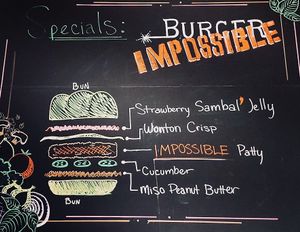 The Impossible Burger  at Seed Shack in Gilbert