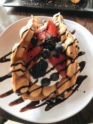 bubble waffle! at Seed Shack in Gilbert