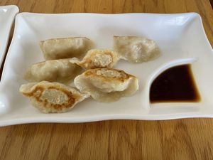 Potstickers   at Jeff's Vegan in Frisco