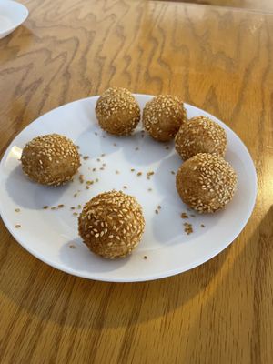 Sesame dessert   at Jeff's Vegan in Frisco