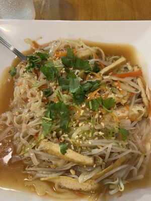 Saucy pad Thai   at Jeff's Vegan in Frisco