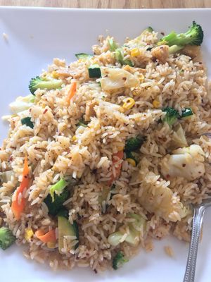 Lemongrass Fried Rice at Jeff's Vegan in Frisco