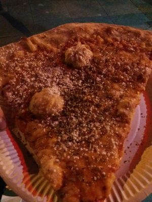 Pizza slice at DiFontaine's Pizzeria in Dublin