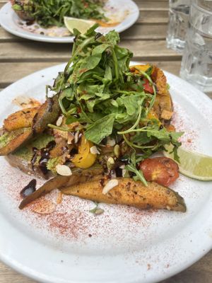 Cajun veggies   at The Handle Bar in Oxford