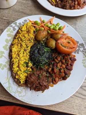 Vegan breakfast at The Handle Bar in Oxford