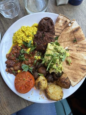 Vegan breakfast   at The Handle Bar in Oxford