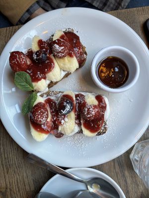 Vegan French toast   at The Handle Bar in Oxford