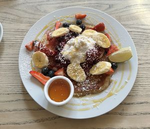 Vegan Toasted Coconut Pancakes   at The Handle Bar in Oxford