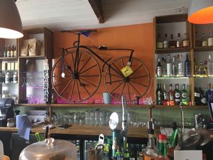 Cool decoration  at The Handle Bar in Oxford