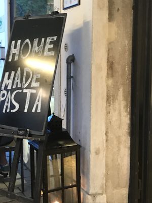 Vegan pasta at Pata Chic in Venice