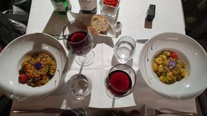 Amazing presentation of the food at Pata Chic in Venice