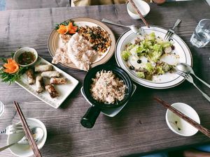 MinhChay vegan restaurant - No45 - Xuân Diêu street - Tay Ho - Ha Noi at Minh Chay - Xuan Dieu in Hanoi