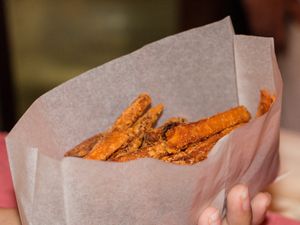 SP fries at Tibits in Winterthur