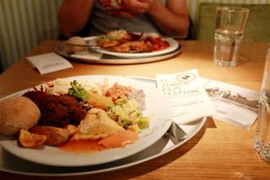 this and that from the buffet :-) at Tibits in Winterthur