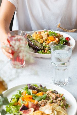 Plate from the buffet at Tibits in Winterthur