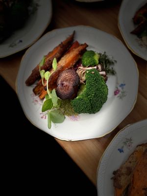 Wedding event / forest on a plate  at Plant Power Food in Copenhagen