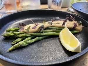 Asparagus  at Plant Power Food in Copenhagen
