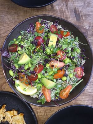 Salad at Plant Power Food in Copenhagen