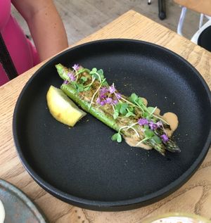 Asparagus at Plant Power Food in Copenhagen
