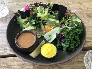 Mashed & Greens at Plant Power Food in Copenhagen