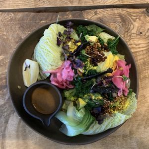 Main dish at Plant Power Food in Copenhagen