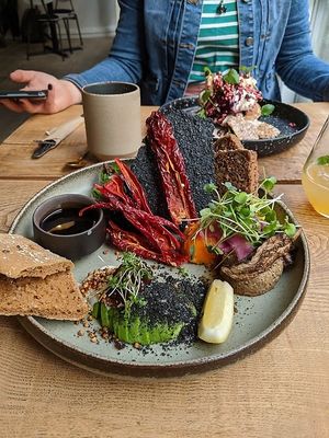Full brunch at Plant Power Food in Copenhagen