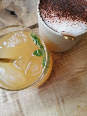 Drinks at Plant Power Food in Copenhagen