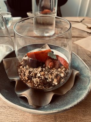 Every meal has to finish with a happy ending! at Plant Power Food in Copenhagen