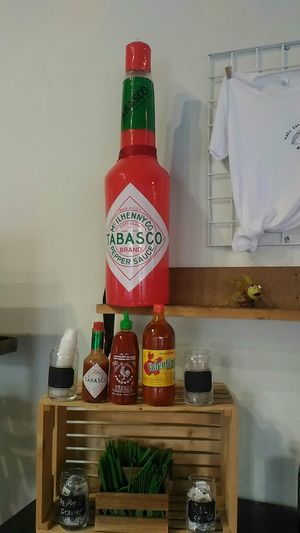 Tabasco anyone  at Guacamole - Morton in Moncton