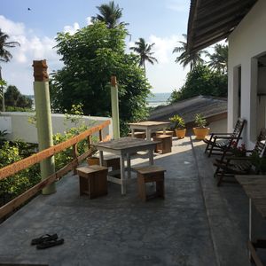 Outside area  at Green Peace Inn in Weligama