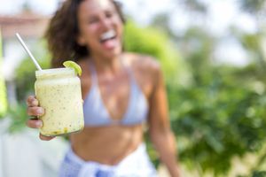 Drinks at Green Peace Inn in Weligama