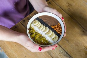 Breakfast at Green Peace Inn in Weligama