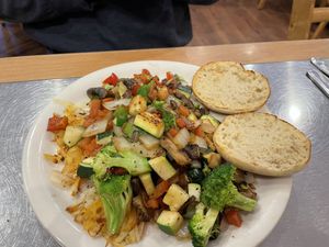 Veggie plate  at Sunshine Cafe in Silverthorne