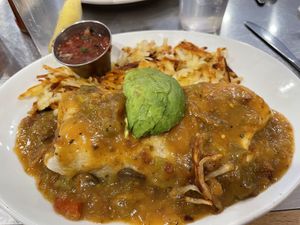 Breakfast burrito   at Sunshine Cafe in Silverthorne