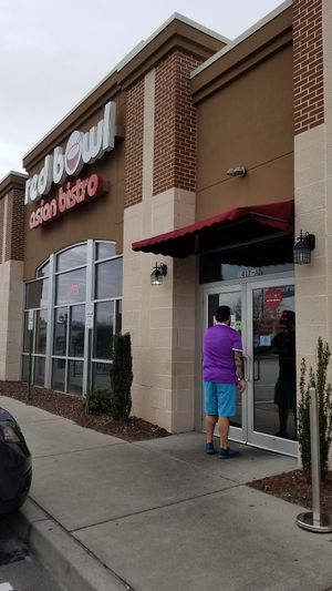 Front at Red Bowl Asian Bistro in Florence