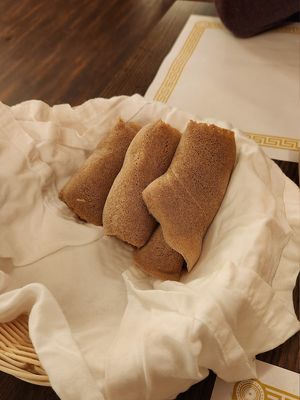 Injera Bread #Veganuary at Abyssinia in Rochester