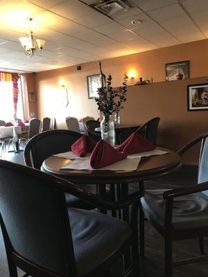 cozy atmosphere at Abyssinia in Rochester