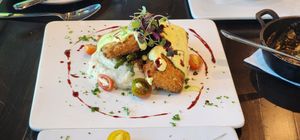 tofu cerises at Seasons Plant Based Kitchen in Salt Lake City