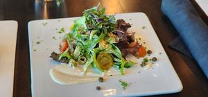 caesar salad  at Seasons Plant Based Kitchen in Salt Lake City