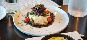 short rib at Seasons Plant Based Kitchen in Salt Lake City