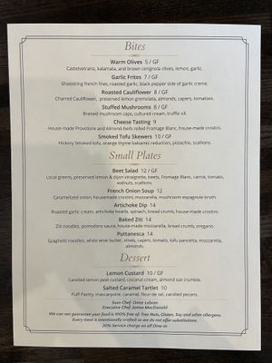 Menu  at Seasons Plant Based Kitchen in Salt Lake City