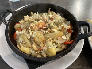 Roasted cauliflowerr  at Seasons Plant Based Kitchen in Salt Lake City
