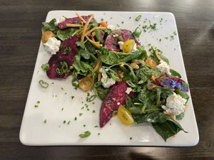 Beet saladd  at Seasons Plant Based Kitchen in Salt Lake City